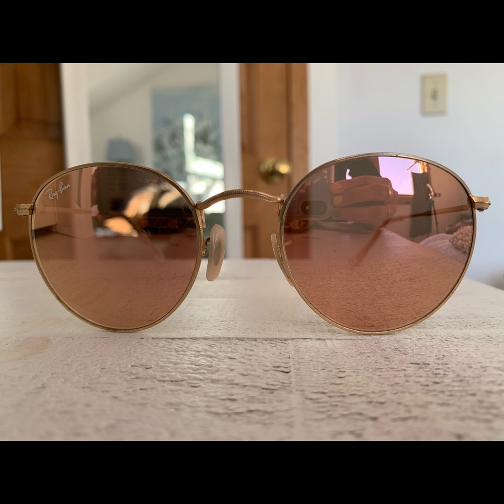 Ray ban round metal sunglasses